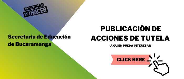 PUBLICACION DE ACCIONES DE TUTELA» A QUIEN PUEDA INTERESAR